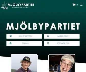 Mjolbypartiet.com(Mjölbypartiet) Screenshot