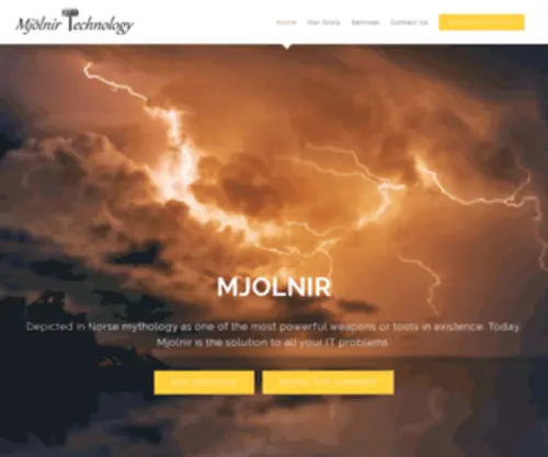 Mjolnirtechnology.com(Mjolnir Technology) Screenshot