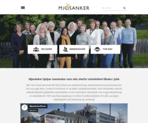 Mjosanker.no(MjøsAnker) Screenshot
