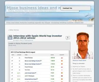 Mjose.com(Mjose business ideas and marketing) Screenshot