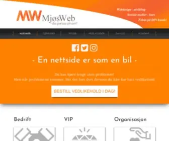 Mjosweb.no(MjøsWeb) Screenshot