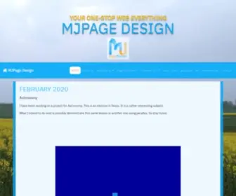 Mjpagedesign.com(MJPage Design) Screenshot