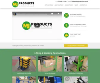 MJproducts.co.uk(MJ Products Ltd) Screenshot