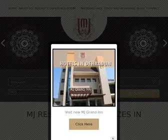 Mjresidency.com(Best Hotels in Dehradun) Screenshot