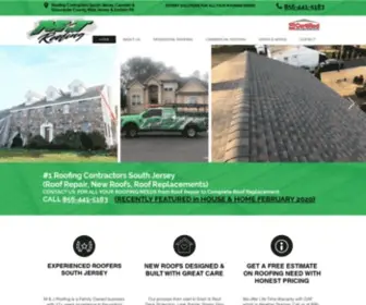 Mjroofingllc.com(M&J Roofing) Screenshot