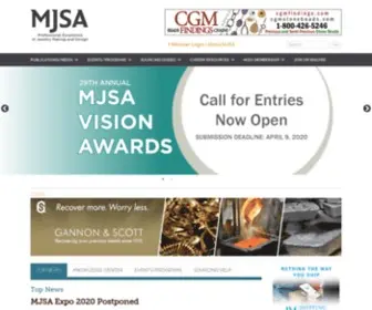 Mjsa.org(Professional Excellence in Jewelry Making & Design) Screenshot