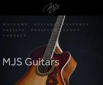 MJsguitars.net(MJS Guitars) Screenshot