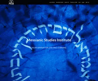 Mjsi.org(Messianic Studies Institute) Screenshot