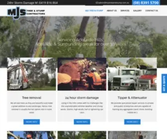 MJStreeandstump.com.au(Tree Removal Adelaide) Screenshot