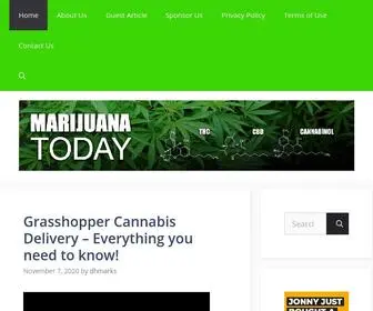 Mjtoday.org(Medical Uses and Adverse Effects of Marijuana) Screenshot