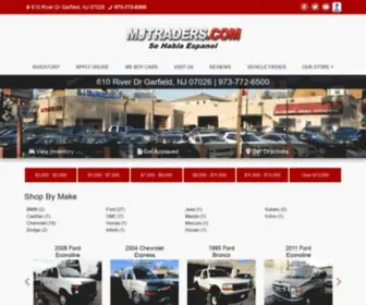 MJtraders.com(Used Cars Garfield NJ) Screenshot