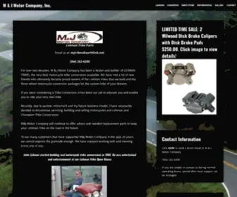 MJtrikes.com(M & J Motor Company) Screenshot