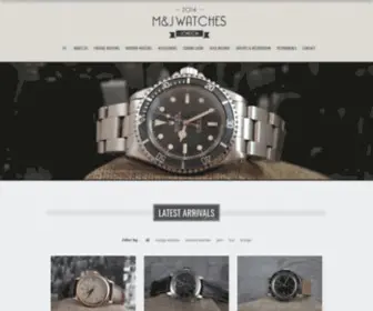 Mjwatches.co.uk(M&J Watches) Screenshot