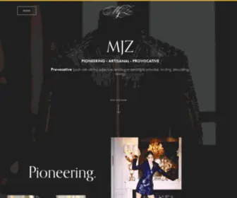 Mjzinternational.com(MADE IN PARIS. Maison MJZ) Screenshot