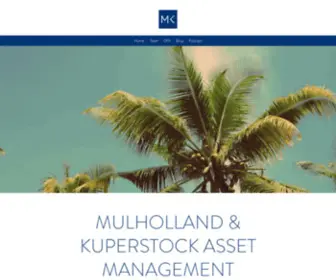 MK-AM.com(Mulholland & Kuperstock Asset Management) Screenshot