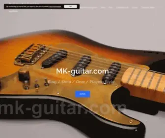 MK-Guitar.com(Mark Knopfler Guitar Website) Screenshot