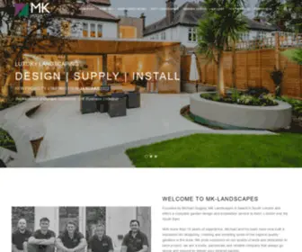 MK-Landscapes.com(Landscaper Bromley & Beckenham) Screenshot