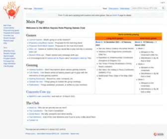 MK-RPG.org.uk(Milton Keynes RPG Club) Screenshot