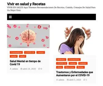 MK2RD.com(Vivir en salud y Recetas) Screenshot