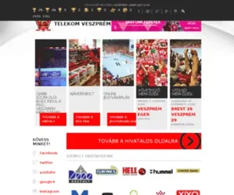 MKB-MVmveszprem.hu(MKB-MVM Veszprém) Screenshot