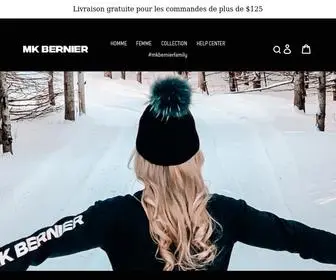 Mkbernier.ca(MK BERNIER) Screenshot