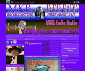 Mkbindependentradio.com(MKB Independent Radio) Screenshot