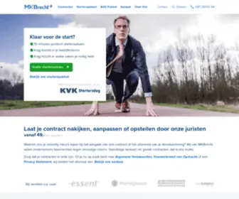 MKbrecht.nl(Contracten op Maat voor ZZP & MKB) Screenshot