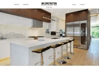 Mkconstructioninc.net(New Home Construction & Contractors Chicago) Screenshot