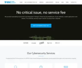 MKCybersecurity.com(MK Cybersecurity Singapore) Screenshot