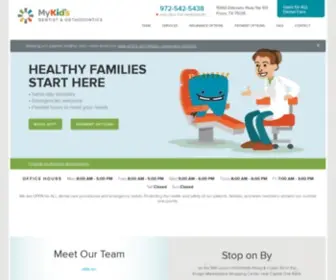 MKdcusterstar.com(Frisco Children's Dentist) Screenshot
