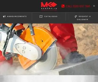 Mkdiamond.com.au(Concrete Grinders) Screenshot