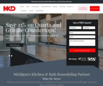 MKdkitchens.com(Quartz & Granite Countertops) Screenshot