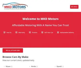 MKdmotors.com(Affordable Motoring With A Name You Can Trust) Screenshot