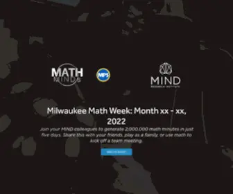 Mkemathweek.com(For Milwaukee Math Week engage with math as a family through delightful games and stories) Screenshot