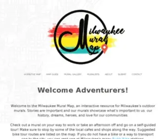 Mkemuralmap.com(Milwaukee Mural Map) Screenshot