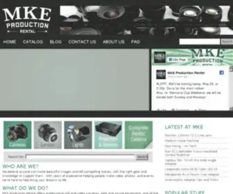 Mkeproductionrental.com(MKE Production Rental) Screenshot