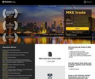 Mketrade.com.sg(MKE trade) Screenshot
