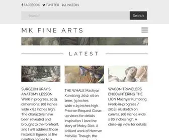 Mkfinearts.com(MK Fine Arts) Screenshot