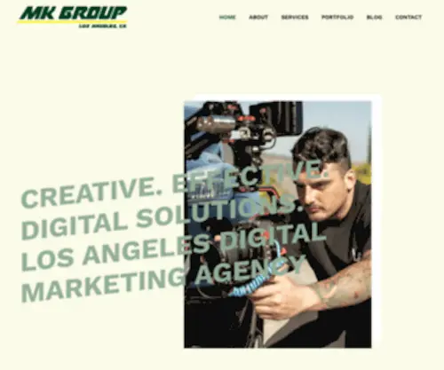 MKgdirect.com(MK Group Los Angeles Digital Marketing) Screenshot