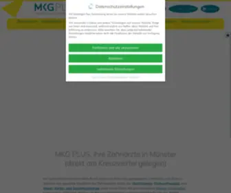 MKGplus.de(Zahnarzt Münster) Screenshot