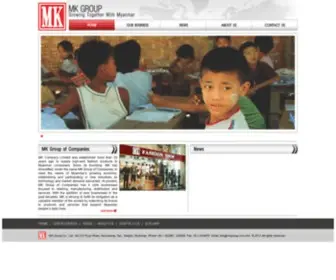 MKgroup.com.mm(MK Group of Companies) Screenshot