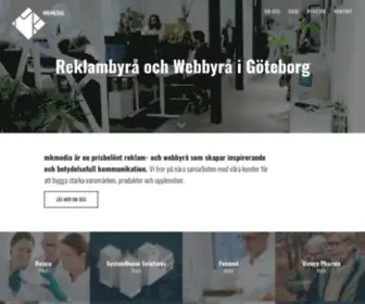 Mkmedia.se(Webbyrå & Reklambyrå i Göteborg) Screenshot