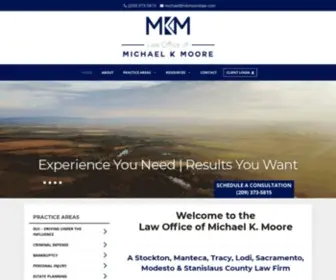 Mkmoorelaw.com(The Law Office of Michael K. Moore) Screenshot