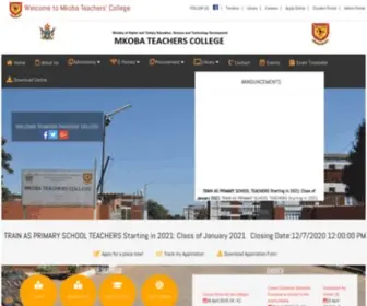 Mkobatc.ac.zw(Mkoba Teachers College Website by Binary Software (Pvt) Ltd Zimbabwe) Screenshot