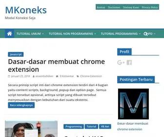 Mkoneks.com Screenshot