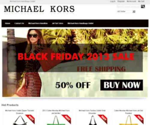 Mkoutletbagsmcm.com(Michael Kors Handbags Outlet) Screenshot