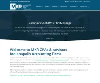 MKRcpas.com(MKR CPAs an Indianapolis accounting firms) Screenshot