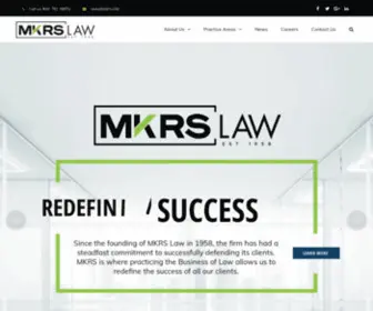 MKRS.com(Law Firm Florida) Screenshot