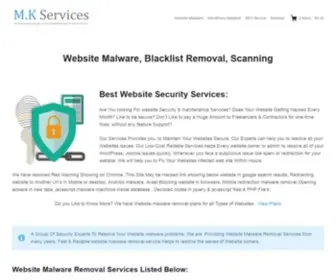 Mkservices.co.in(Website Malware) Screenshot