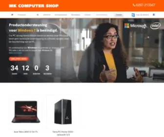 MKshop.nl(Computer Reparatie Mijdrecht) Screenshot